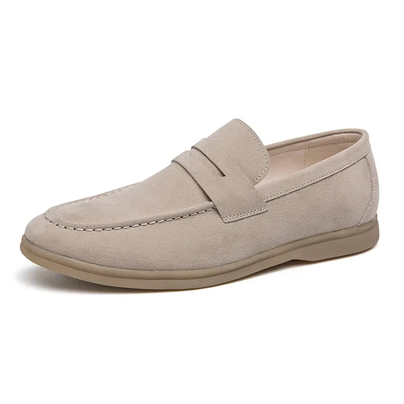 Classic Soft Suede Schuhe Penny Herren Loafers Slip On Leder Casual Herrenschuhe Komfort Driving Schuhe Herren Flats Running Schuhe