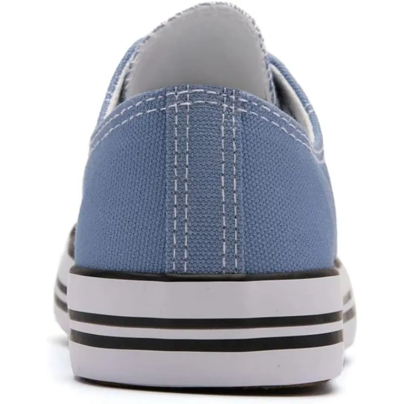 Contemporary Classic Canvas Lace Up Trainers
