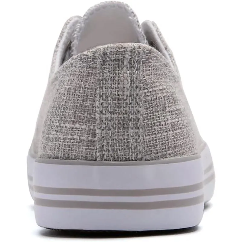 Contemporary Classic Canvas Lace Up Trainers