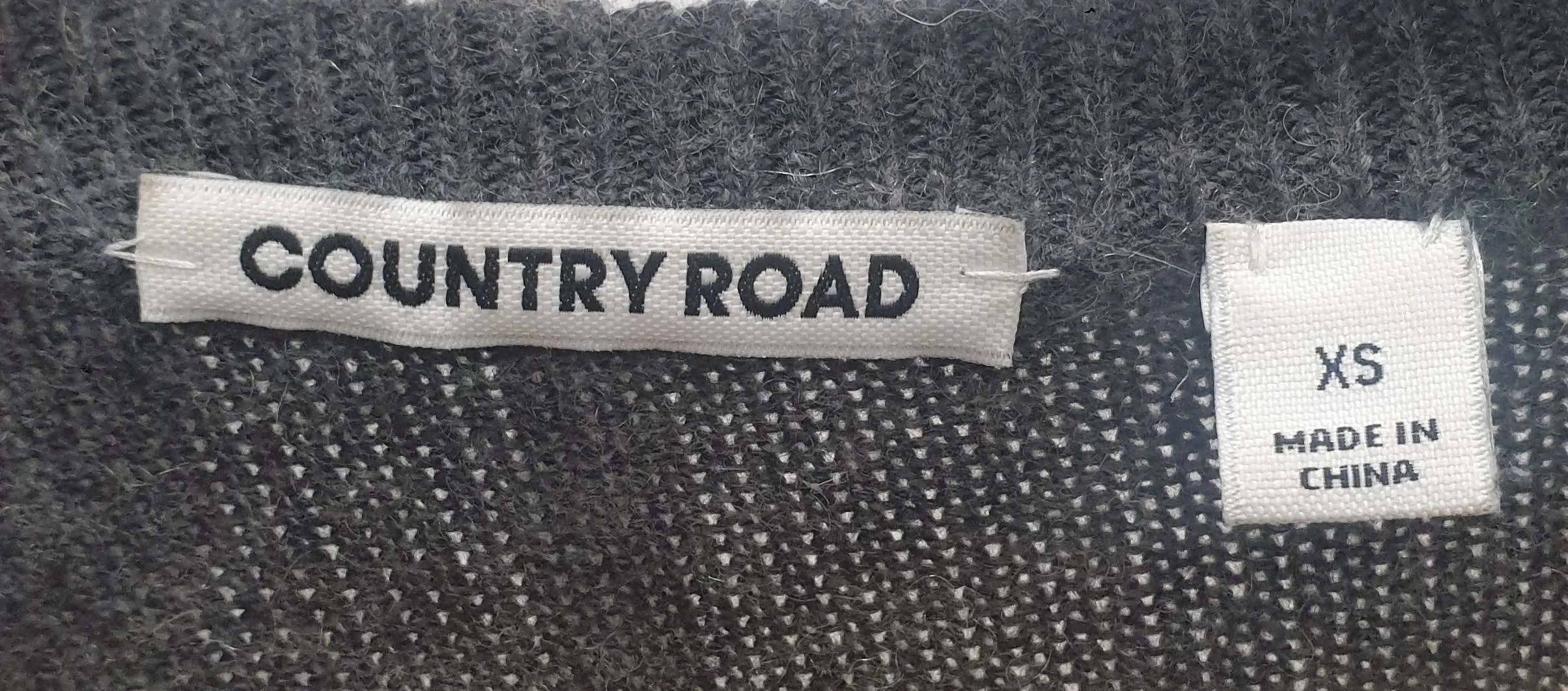 Country Road grey wool, cashmere and cotton mix dress size XS