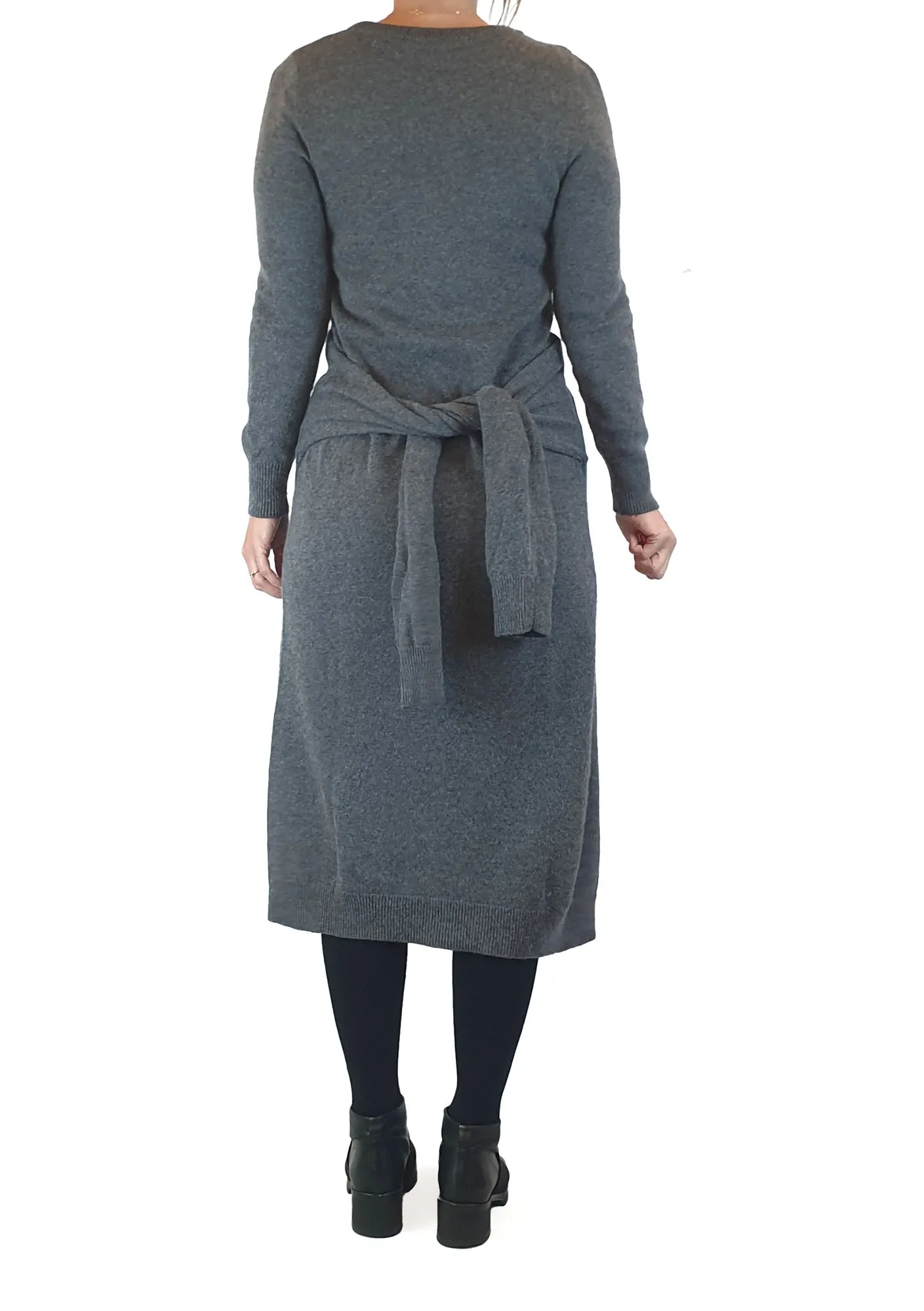 Country Road grey wool, cashmere and cotton mix dress size XS