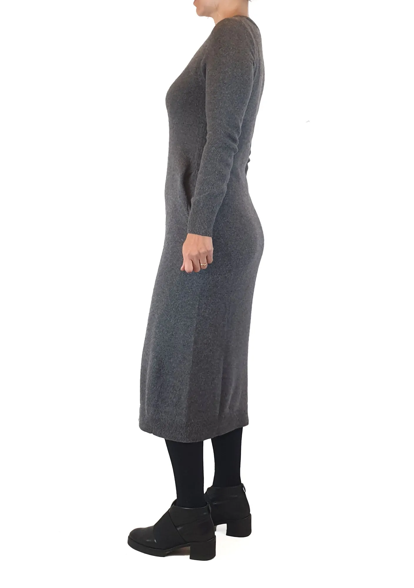 Country Road grey wool, cashmere and cotton mix dress size XS