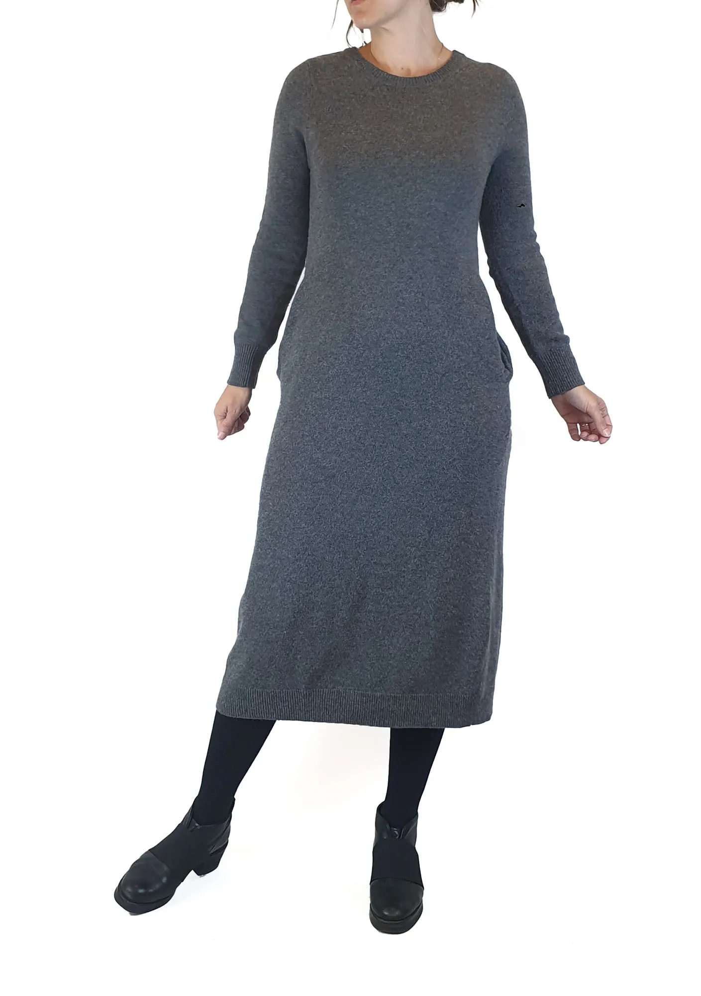 Country Road grey wool, cashmere and cotton mix dress size XS