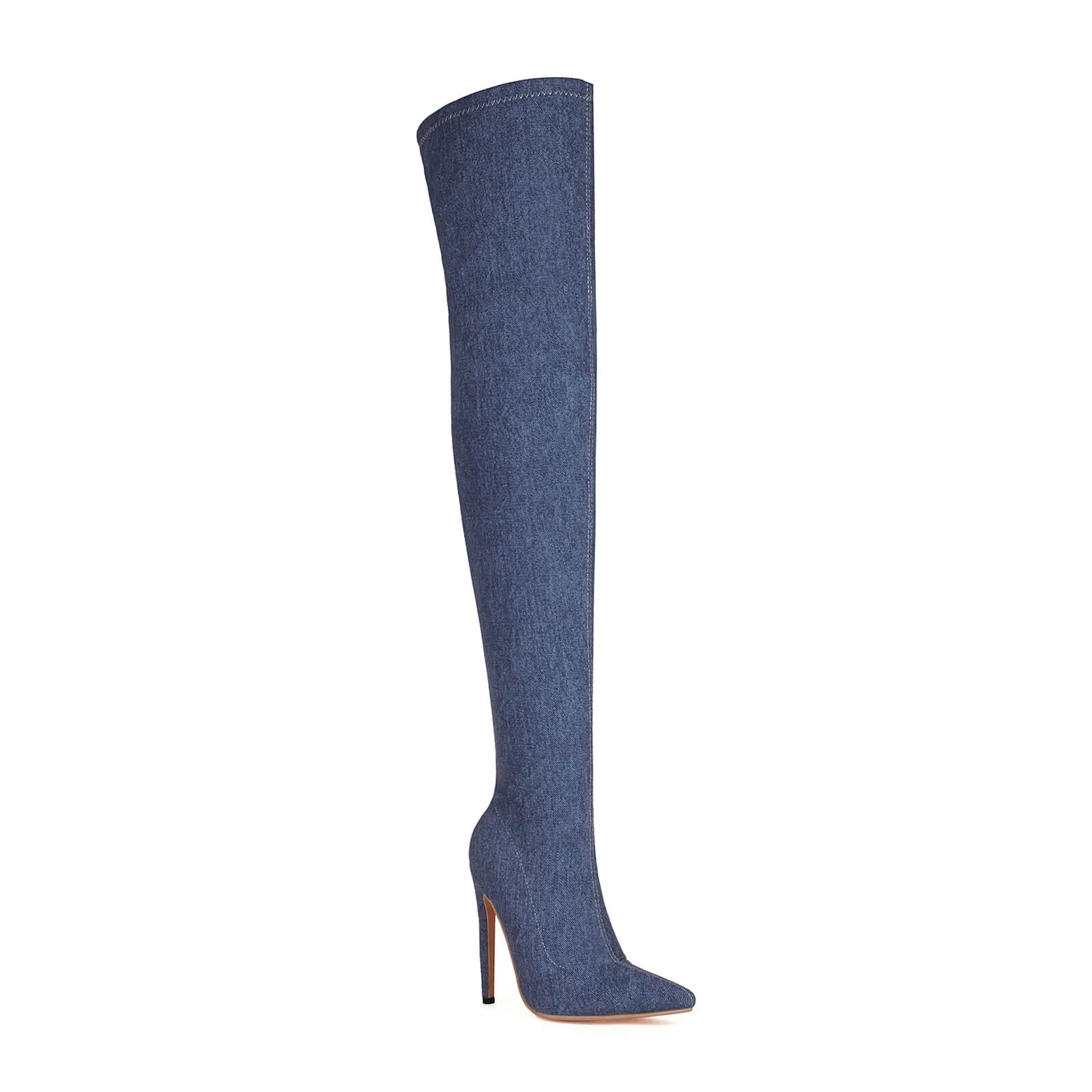 Cowboy Boots Fashion Zip Stiletto High Heel Knee-High Boots