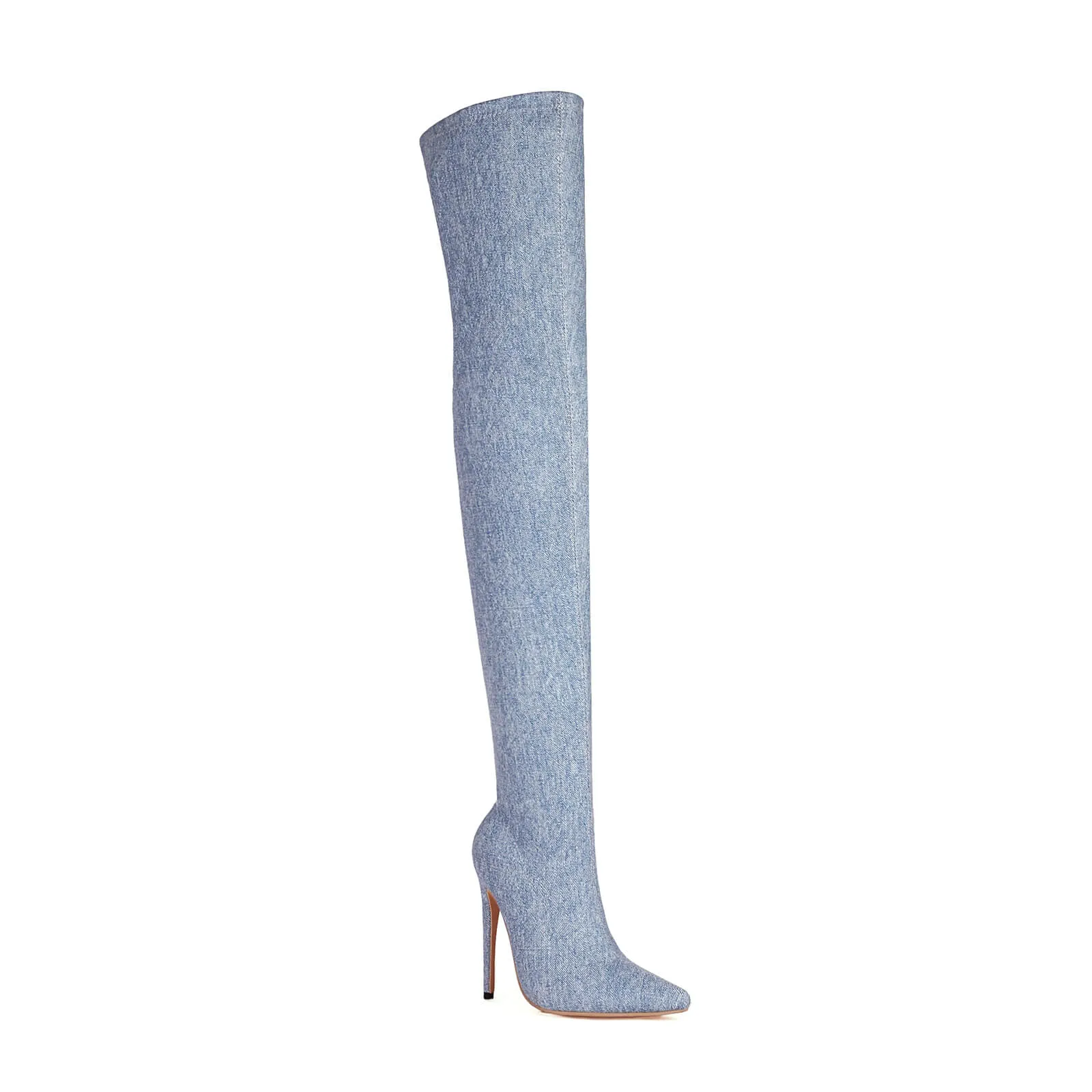 Cowboy Boots Fashion Zip Stiletto High Heel Knee-High Boots