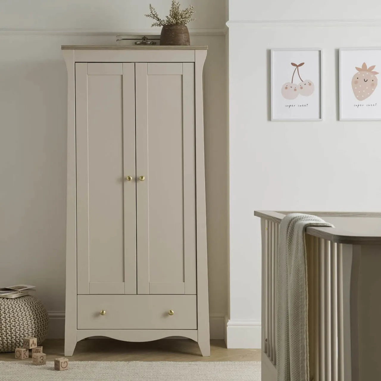 CuddleCo Clara Wardrobe - Cashmere