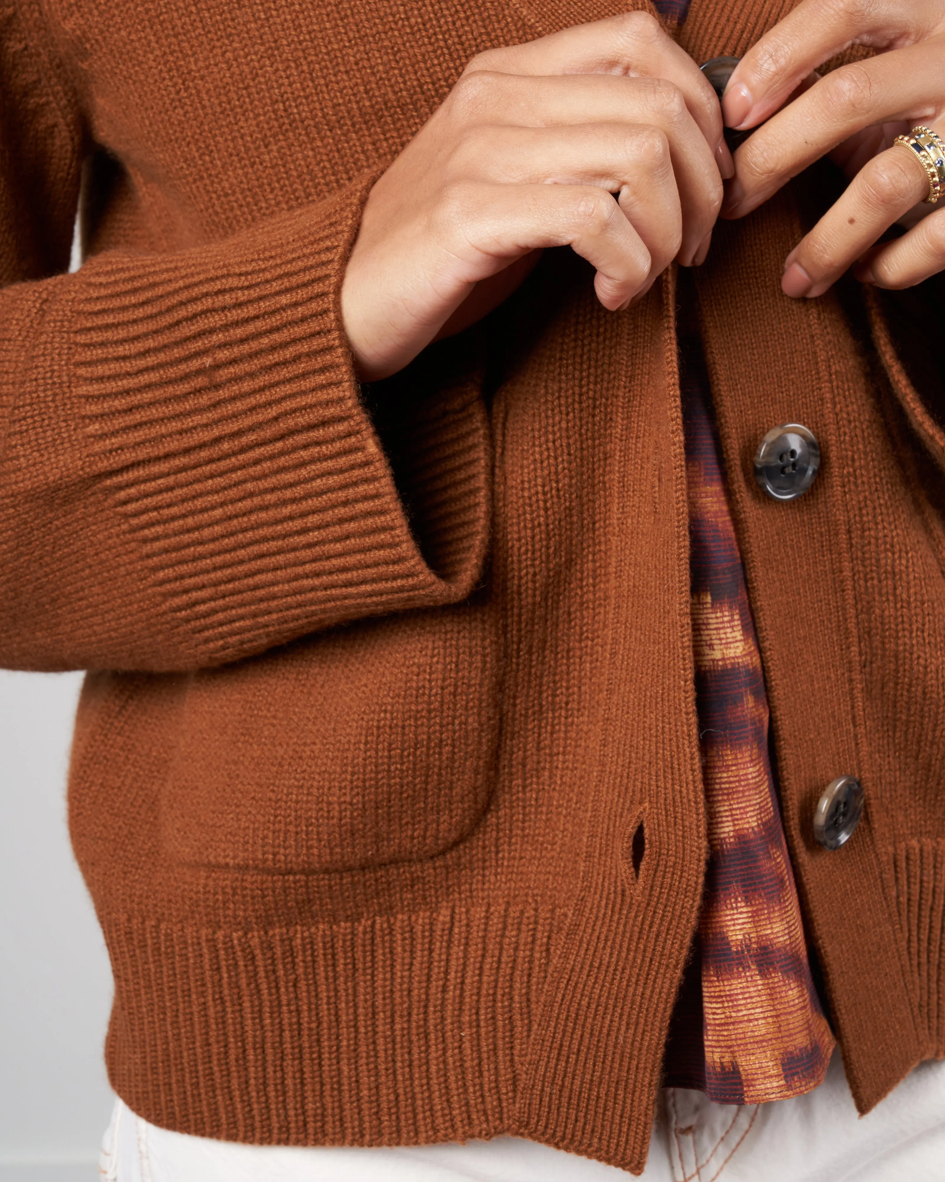 danni cardigan - cinnamon