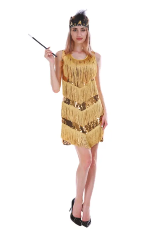 Deluxe Sequin Flapper Dress