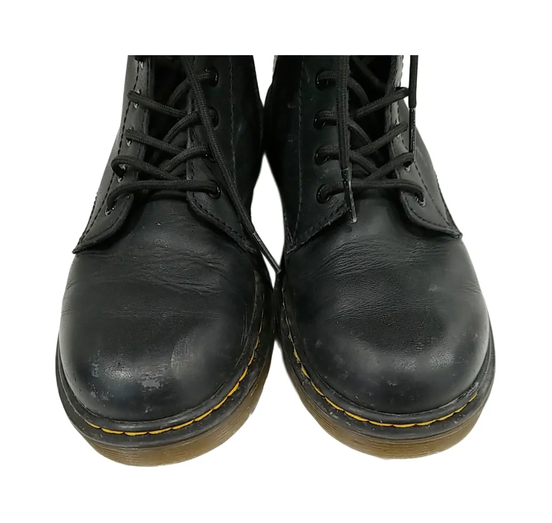 Dr Marten zip up black boots - youth size 4