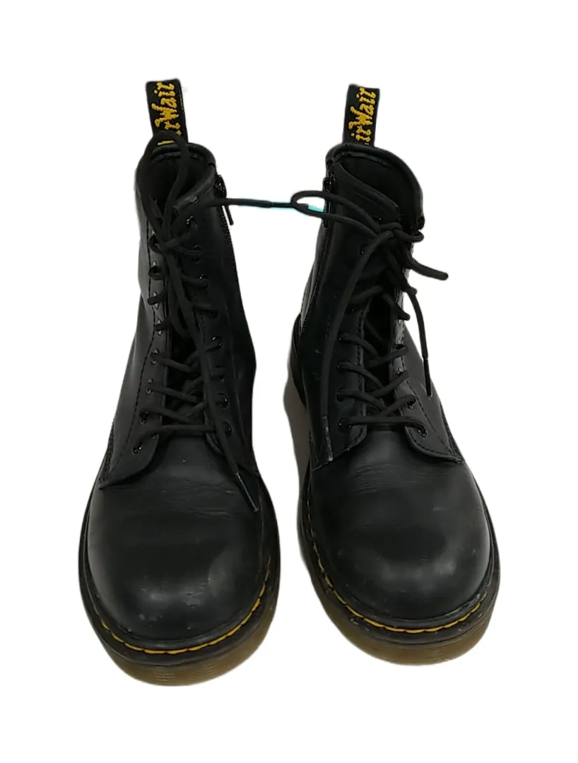 Dr Marten zip up black boots - youth size 4