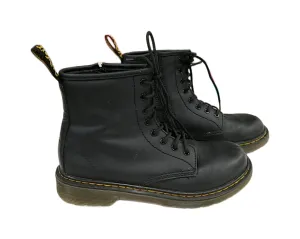 Dr Marten zip up black boots - youth size 4