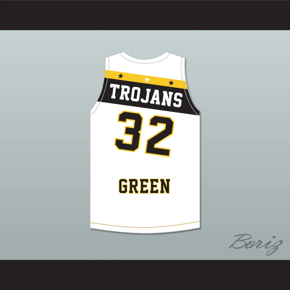 Draymond Green 32 Saginaw High School Trojans White Basketball Jersey 2