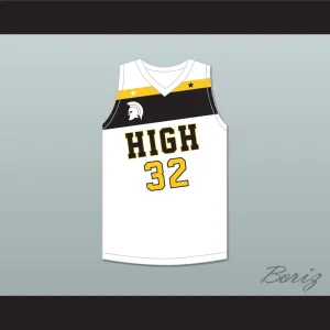 Draymond Green 32 Saginaw High School Trojans White Basketball Jersey 2