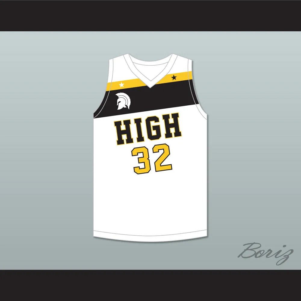 Draymond Green 32 Saginaw High School Trojans White Basketball Jersey 2
