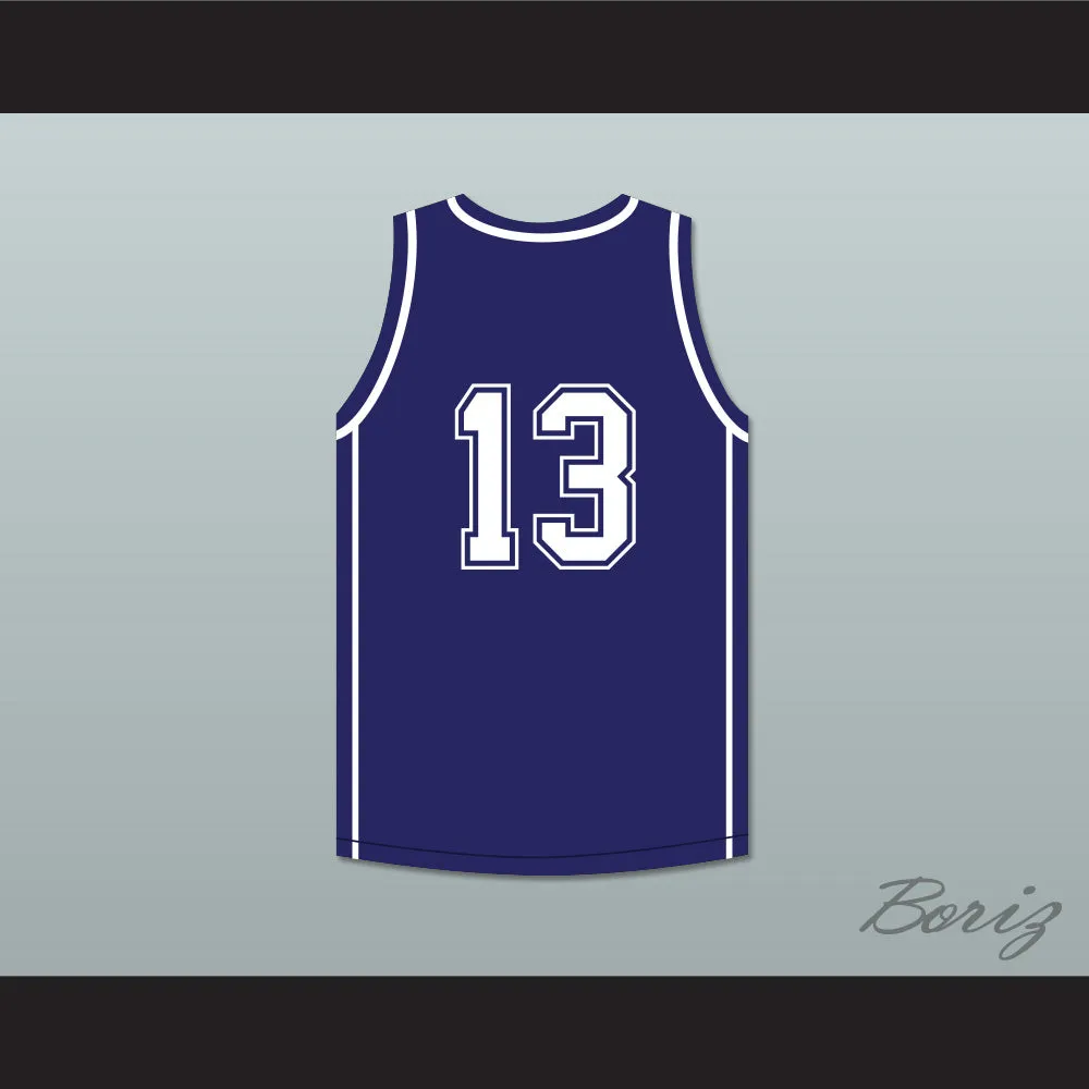 Dyson Daniels 13 Bendigo HIgh School Victoria Navy Blue Basketball Jersey 1