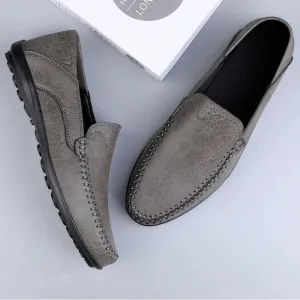 EliteStride Luxus Leder Outdoor Slip-Ons
