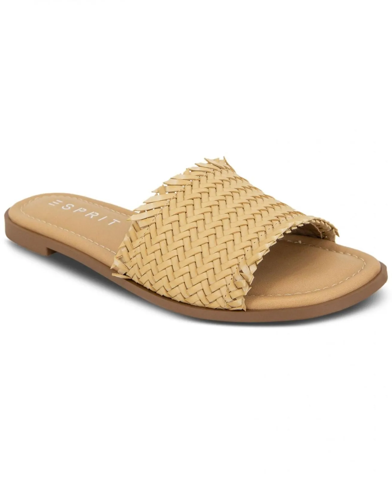 Esprit Summer Woven Sandals Amputee Replacement Left Shoe Only Natural Brown 10M