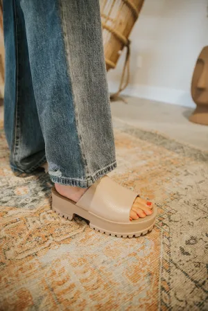 Eva Slipon Sandal-Natural