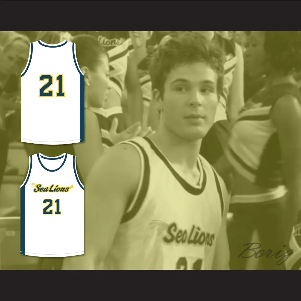 Evan Whitbourne 21 Malibu Vista Sea Lions Basketball Jersey Bring It On: Fight to the Finish