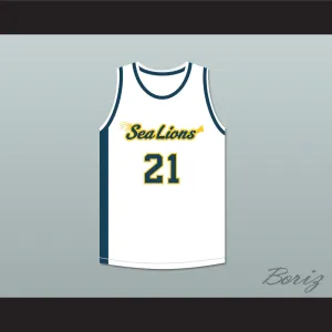 Evan Whitbourne 21 Malibu Vista Sea Lions Basketball Jersey Bring It On: Fight to the Finish