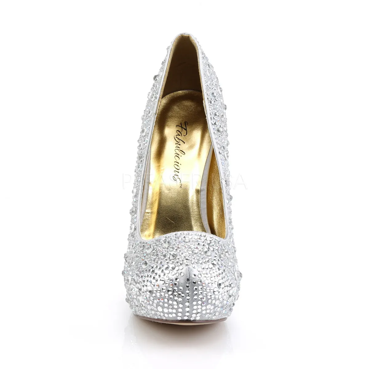 FELICITY-20  Silver Satin