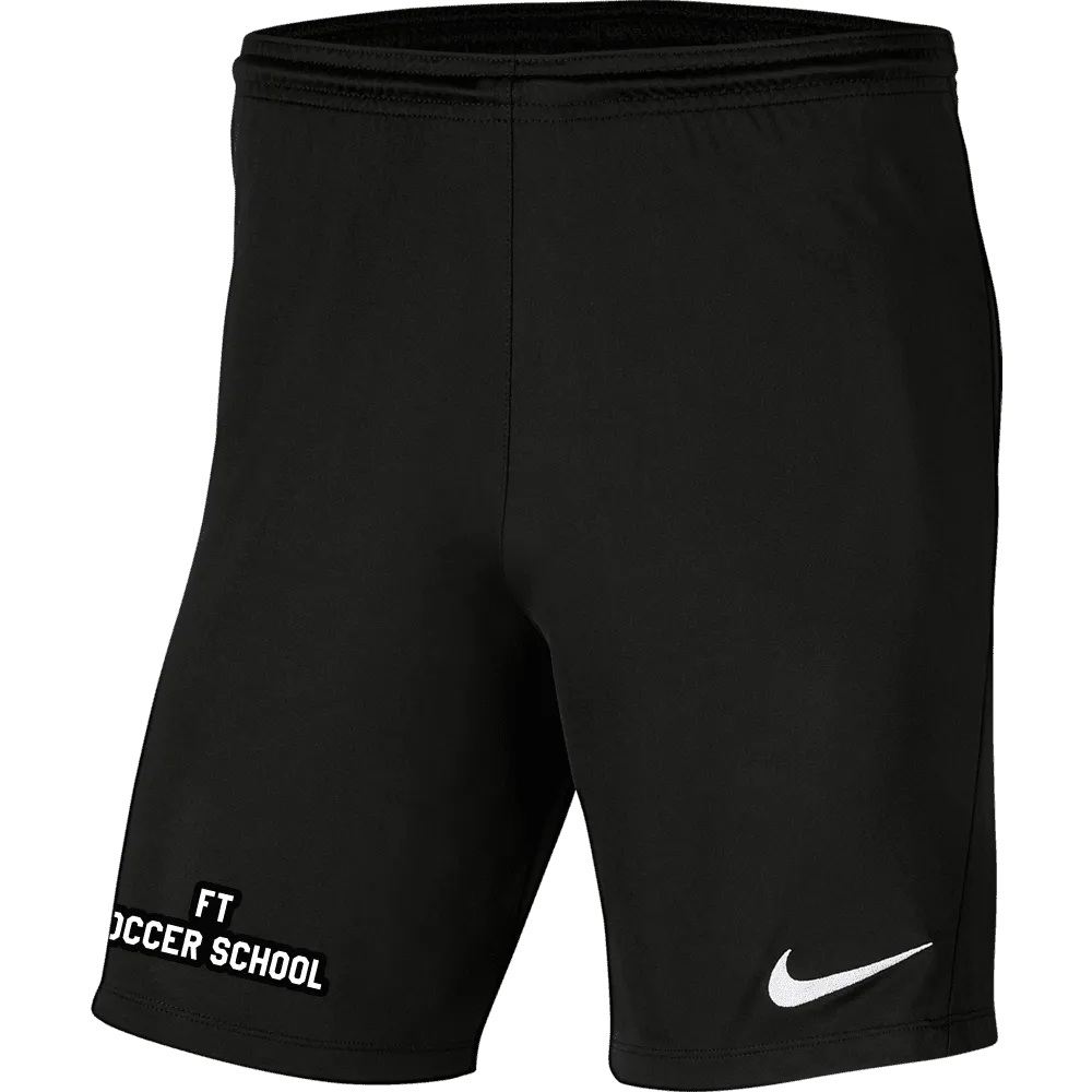 FIRST TOUCH SOCCER SCHOOL  Youth Park 3 Shorts (BV6865-010)
