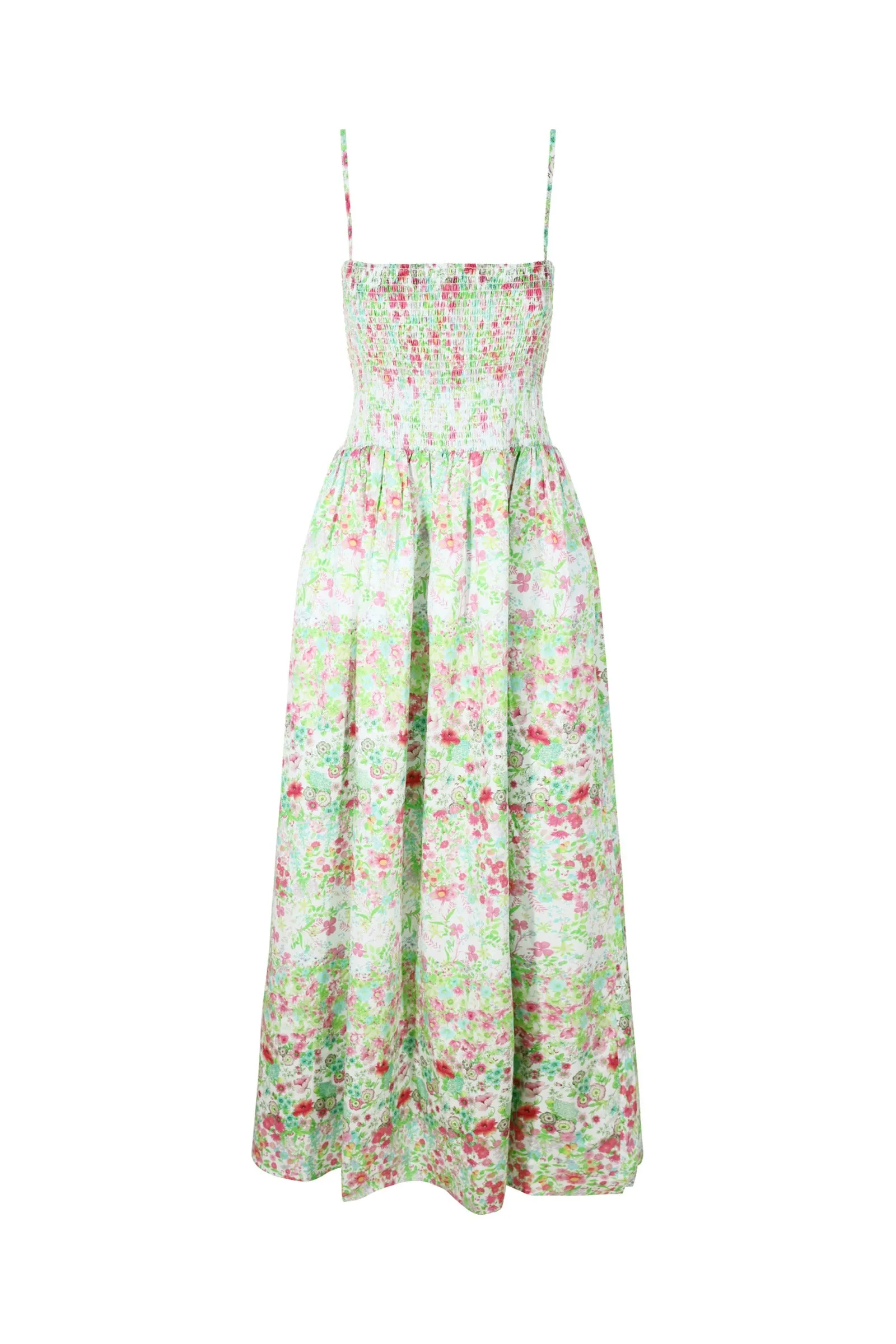 Floral Smocked Maxi Dress