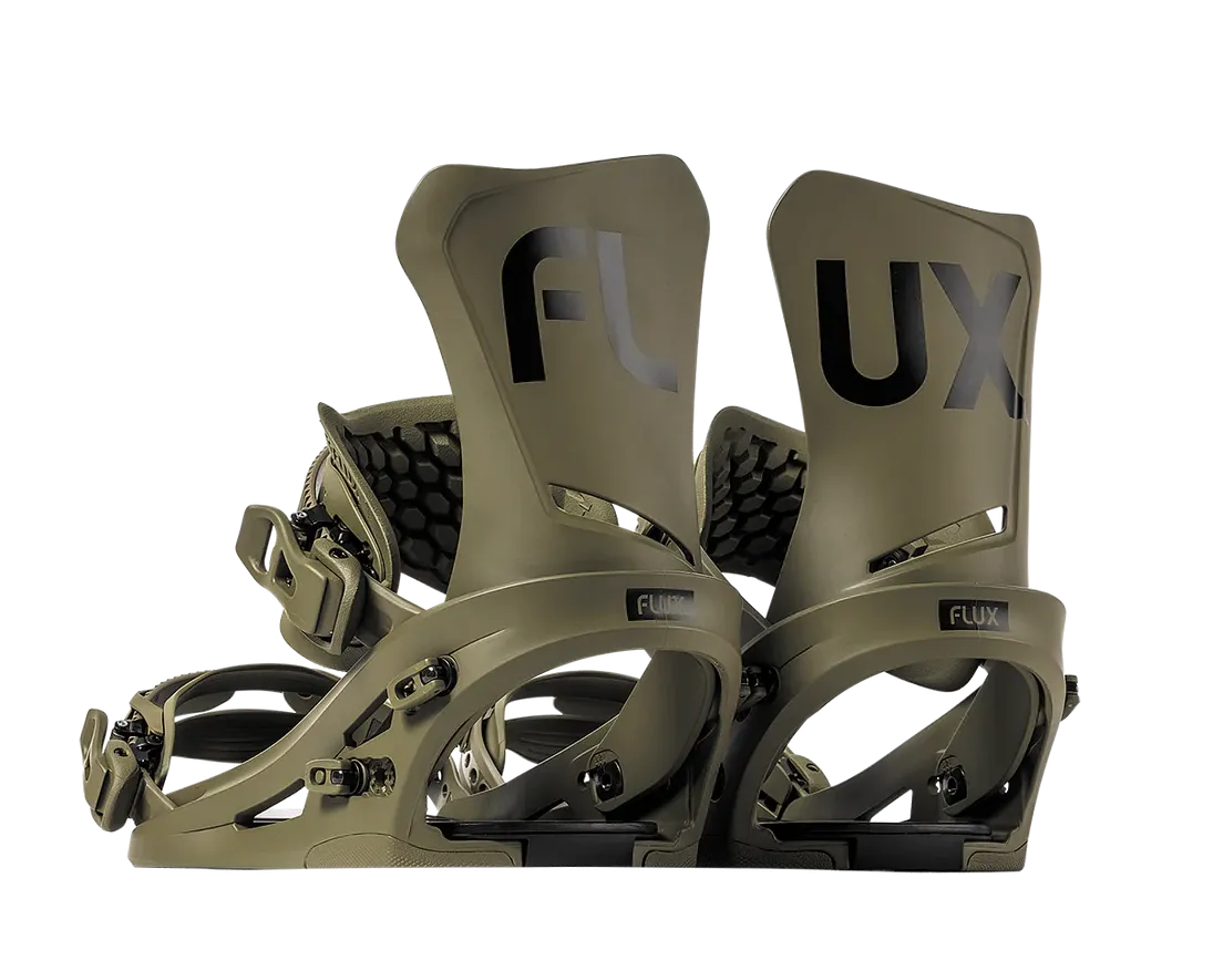 Flux DS Snowboard Bindings Mens 2025 Khaki