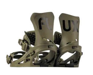 Flux DS Snowboard Bindings Mens 2025 Khaki