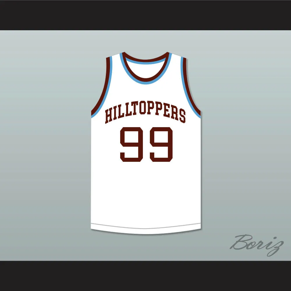 George Mikan 99 Joliet Catholic High School Hilltoppers White Basketball Jersey 1