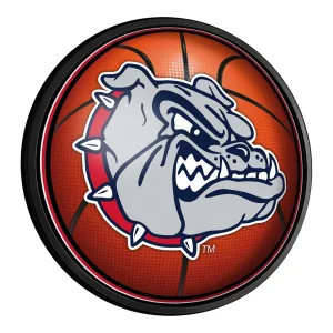 Gonzaga Bulldogs: Basketball - Round Slimline Lighted Wall Sign