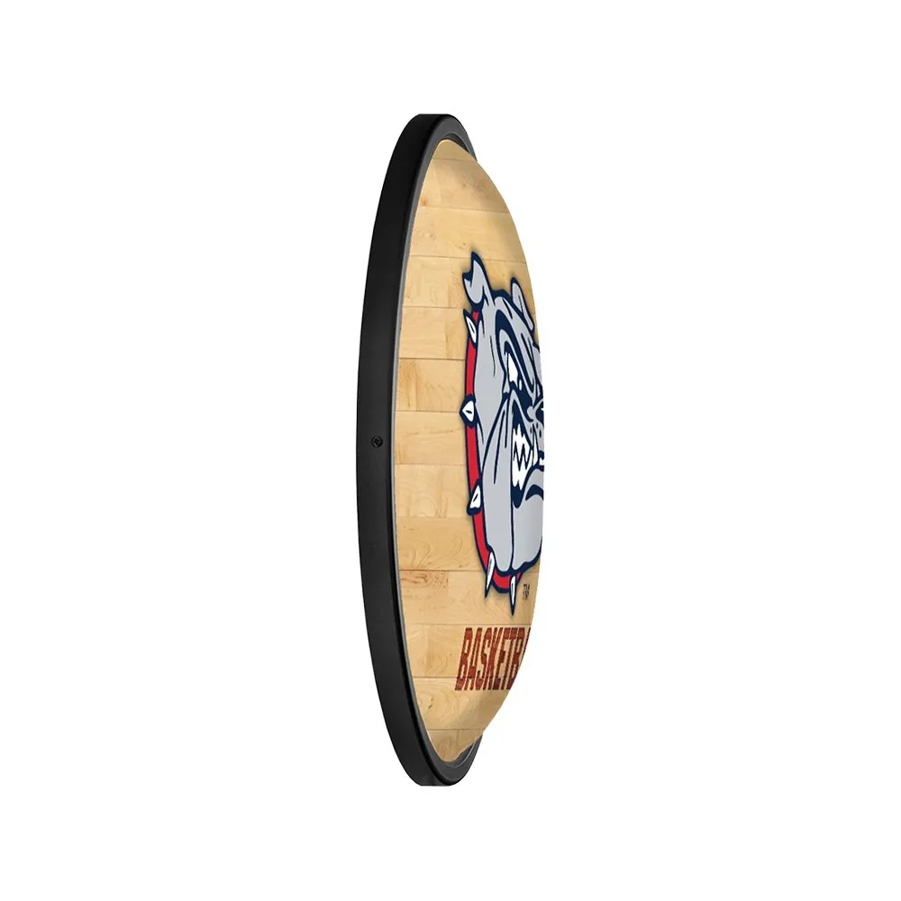 Gonzaga Bulldogs: Hardwood - Oval Slimline Lighted Wall Sign