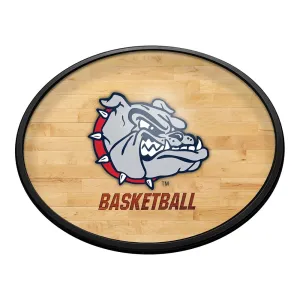 Gonzaga Bulldogs: Hardwood - Oval Slimline Lighted Wall Sign
