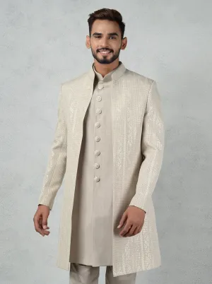 Grey Indowestern | Azania