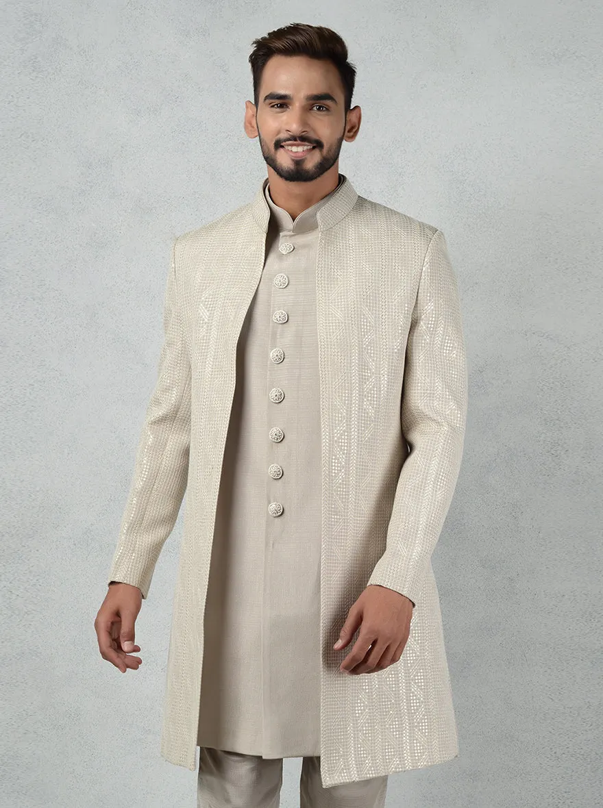 Grey Indowestern | Azania