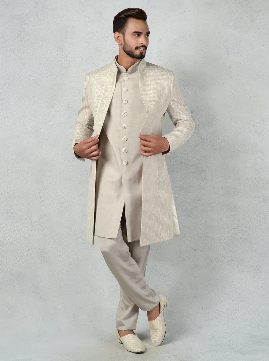 Grey Indowestern | Azania