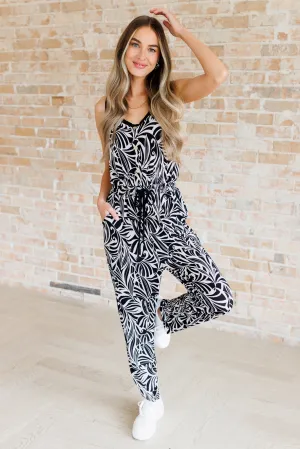Hazel Blues® |  Cool Girl Filigree Jumpsuit