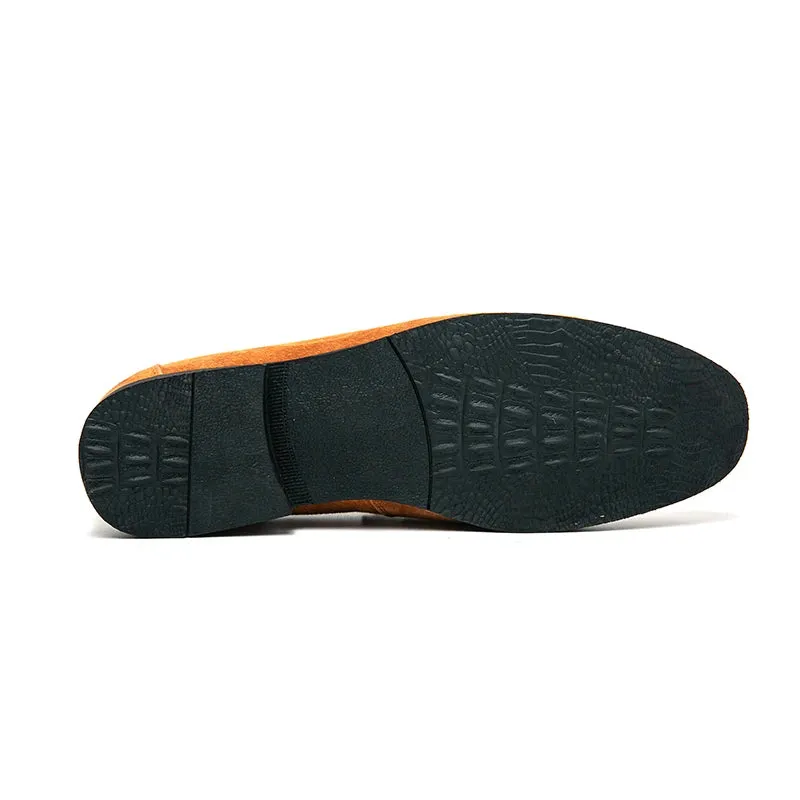 Herren Slipper Schuhe aus Veloursleder