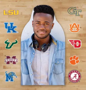 Holiday Hoopsgiving Fan Cutouts