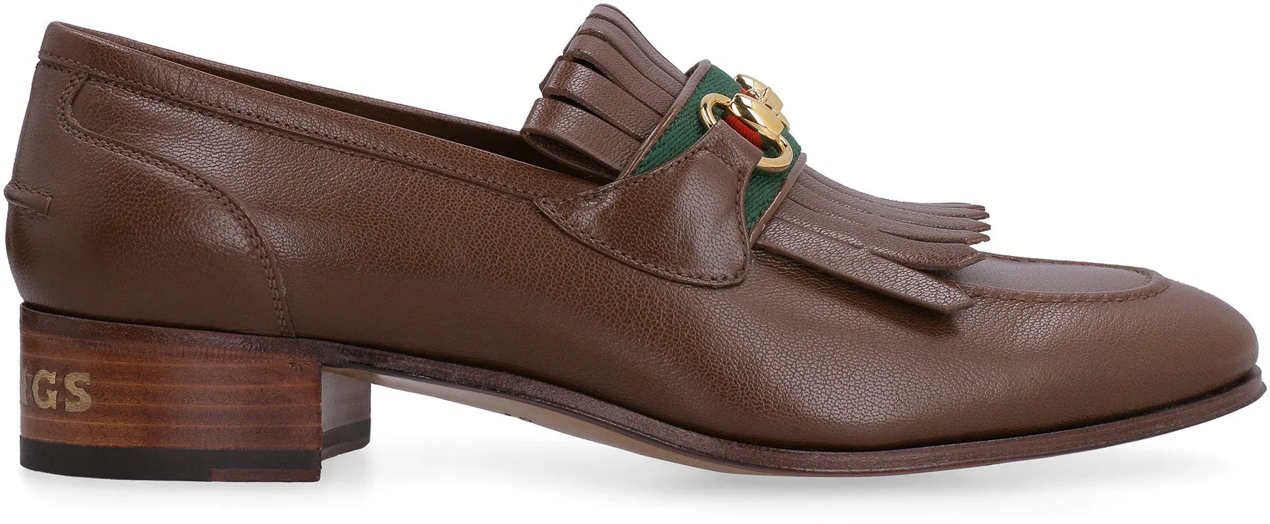 Horsebit leather loafers