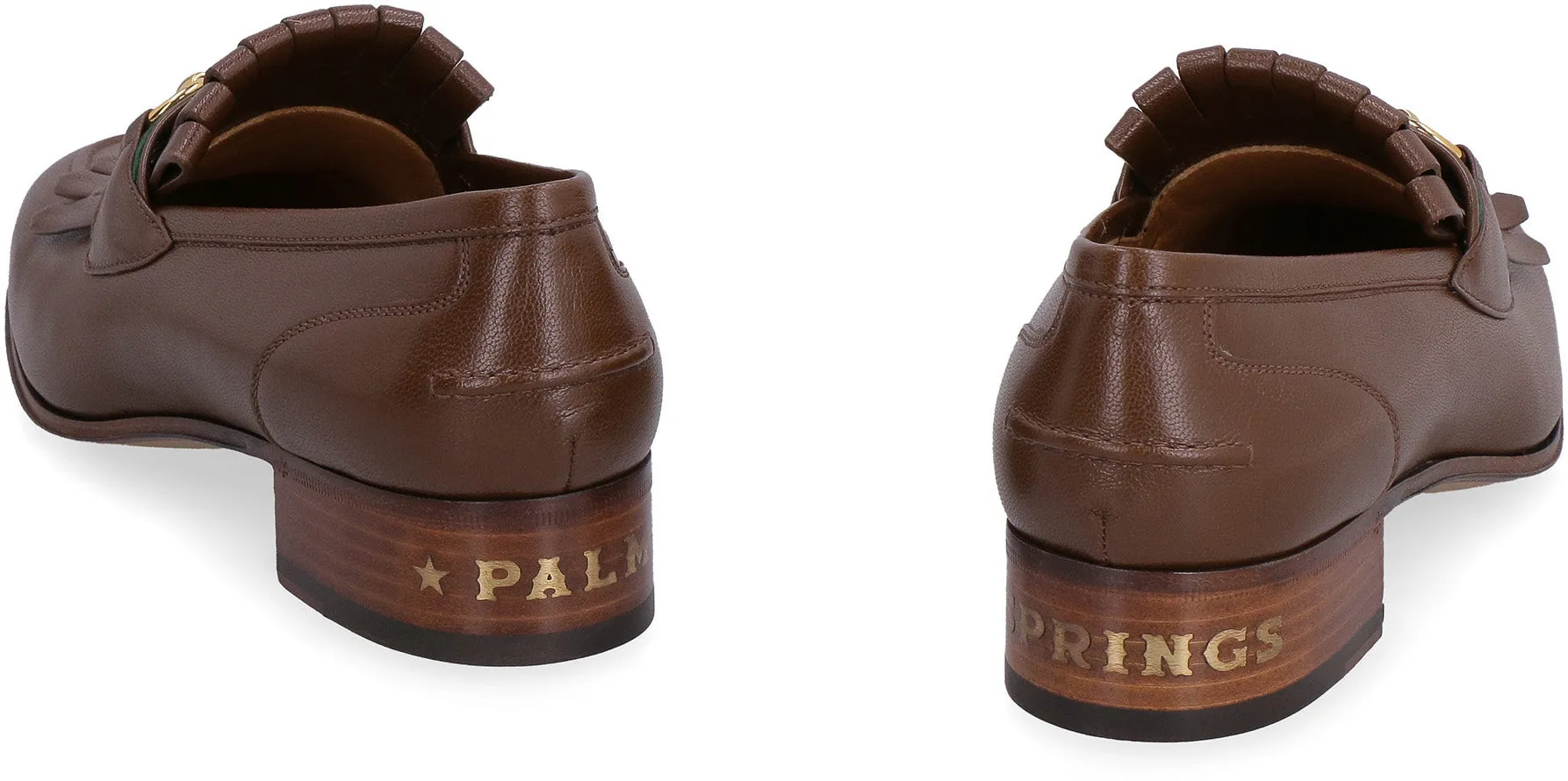 Horsebit leather loafers