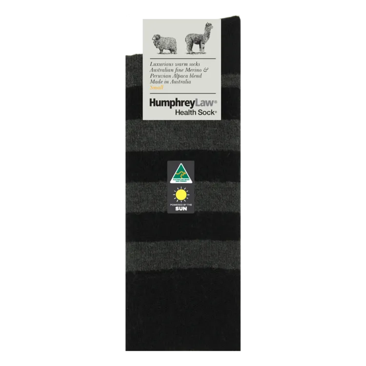 Humphrey Law Baby Alpaca Stripe Health Sock - 8 Colours