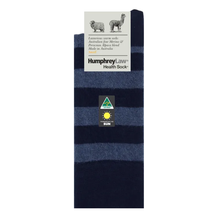 Humphrey Law Baby Alpaca Stripe Health Sock - 8 Colours