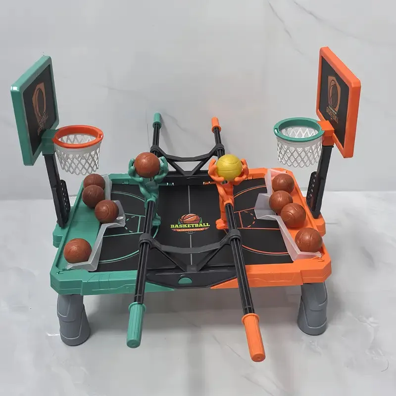 Interactive Table Basketball Game With Shooting Mechanism
