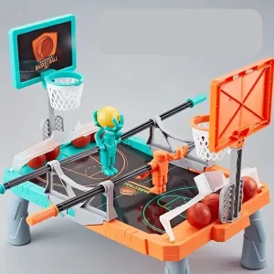 Interactive Table Basketball Game With Shooting Mechanism