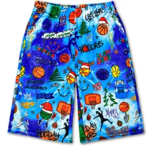 Iscream Holiday Hoops Plush Board Shorts
