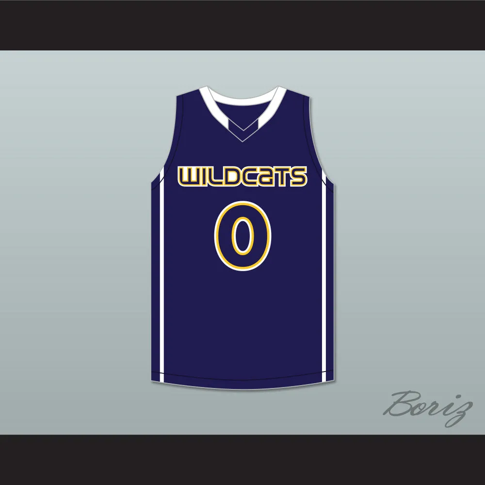 Jaylen Brown 4 Wheeler High School Wildcats Navy Blue Basketball Jersey 2