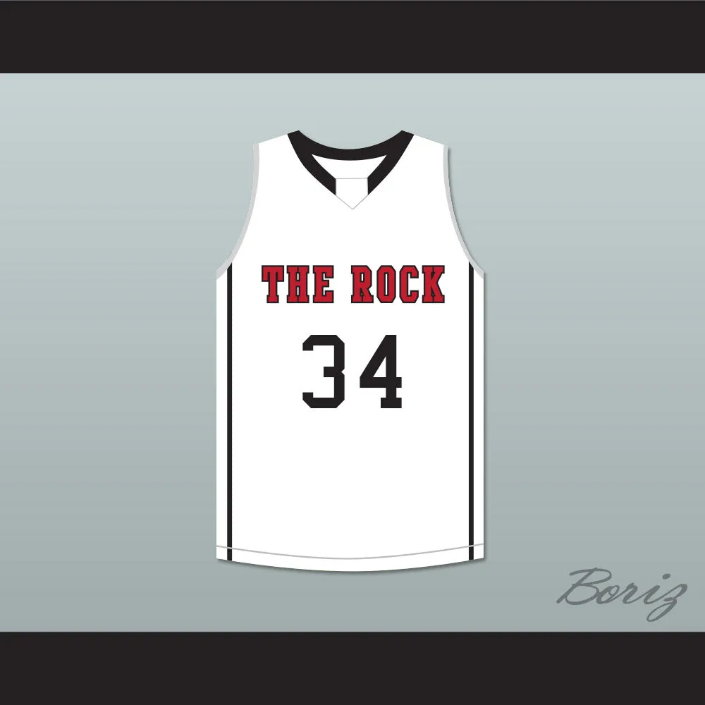 Joel Embiid 34 The Rock High School White Basketball Jersey