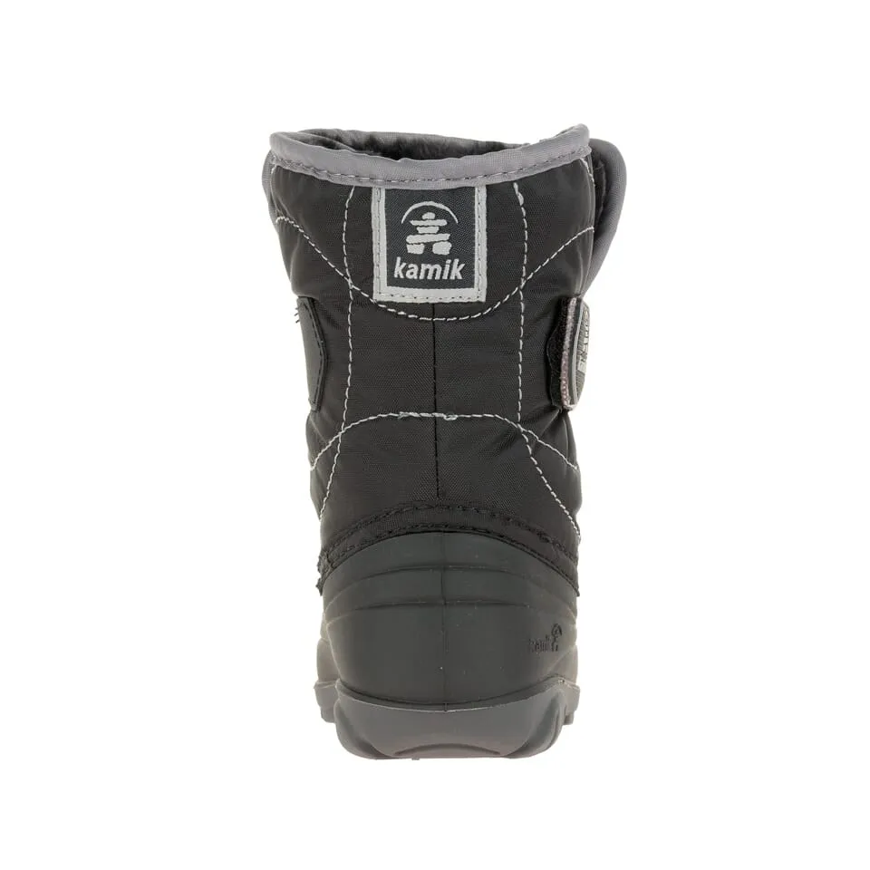 Kamik Snowbug Black and Grey Toddler Winter  Boots : Size 5 to 10