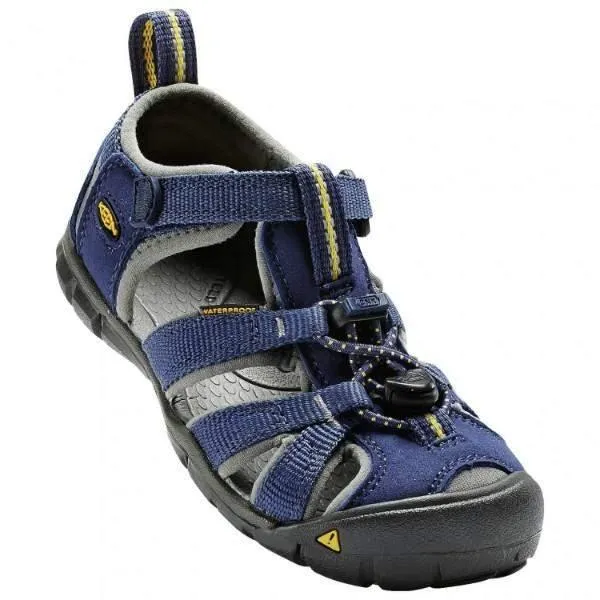 Keen Seacamp II CNX Blue Depths Gargoyle Little/Big Kids Sandals (Water Friendly)